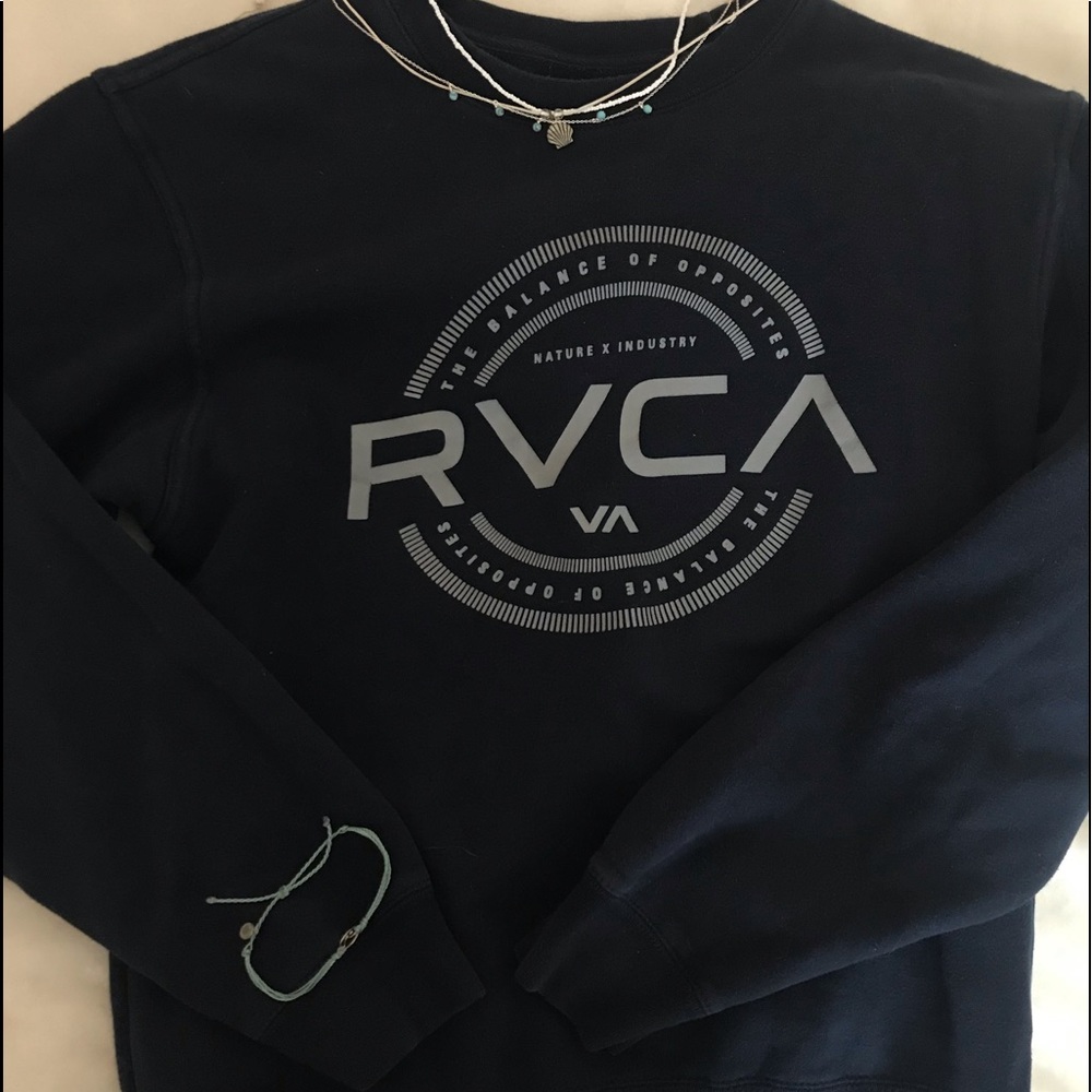 RVCA navy crewneck